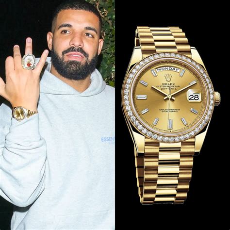 drake rolex day date|drake's watch box.